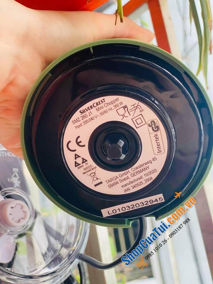MÁY XAY RAU CỦ - GIA VỊ - ĐÁ SILVERCREST.