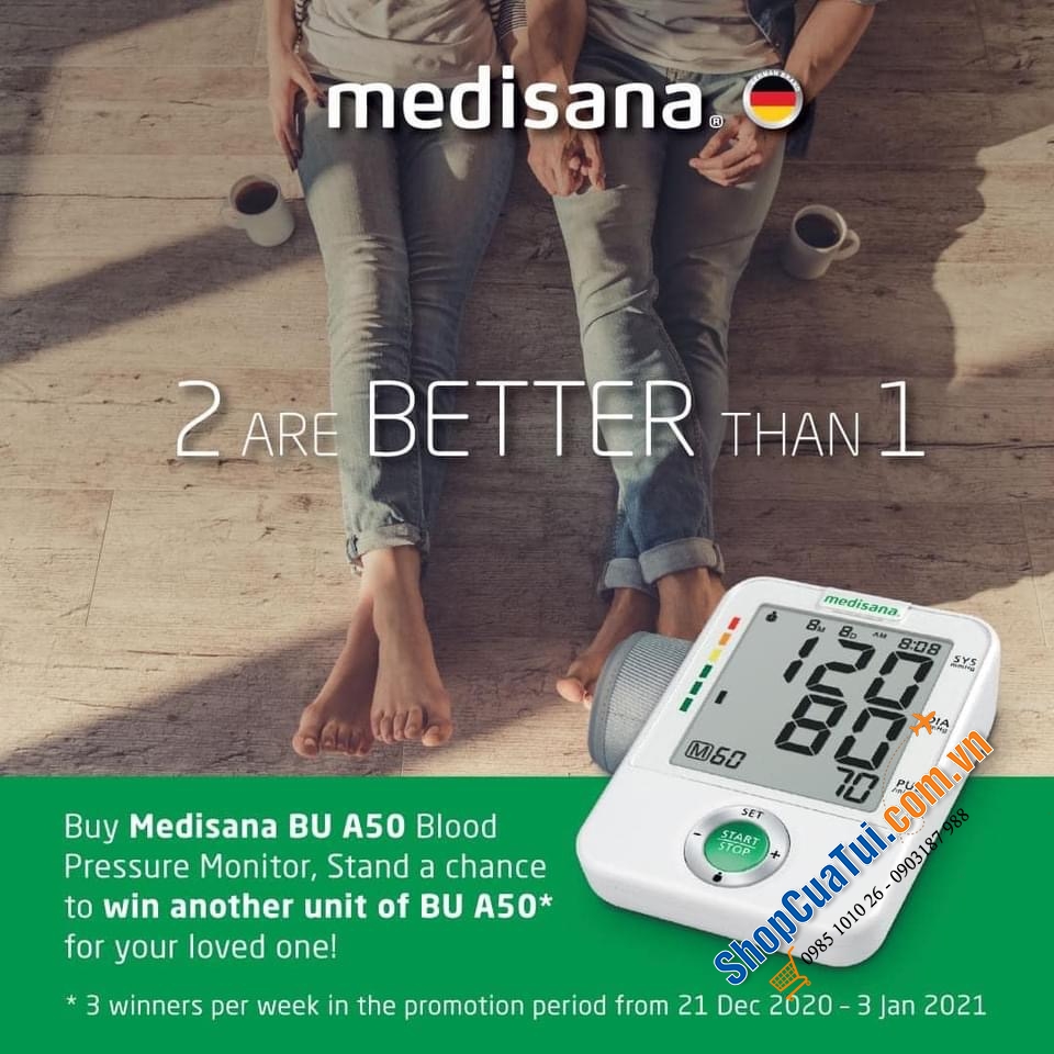 MÁY ĐO HUYẾT ÁP MEDISANA BUA50.