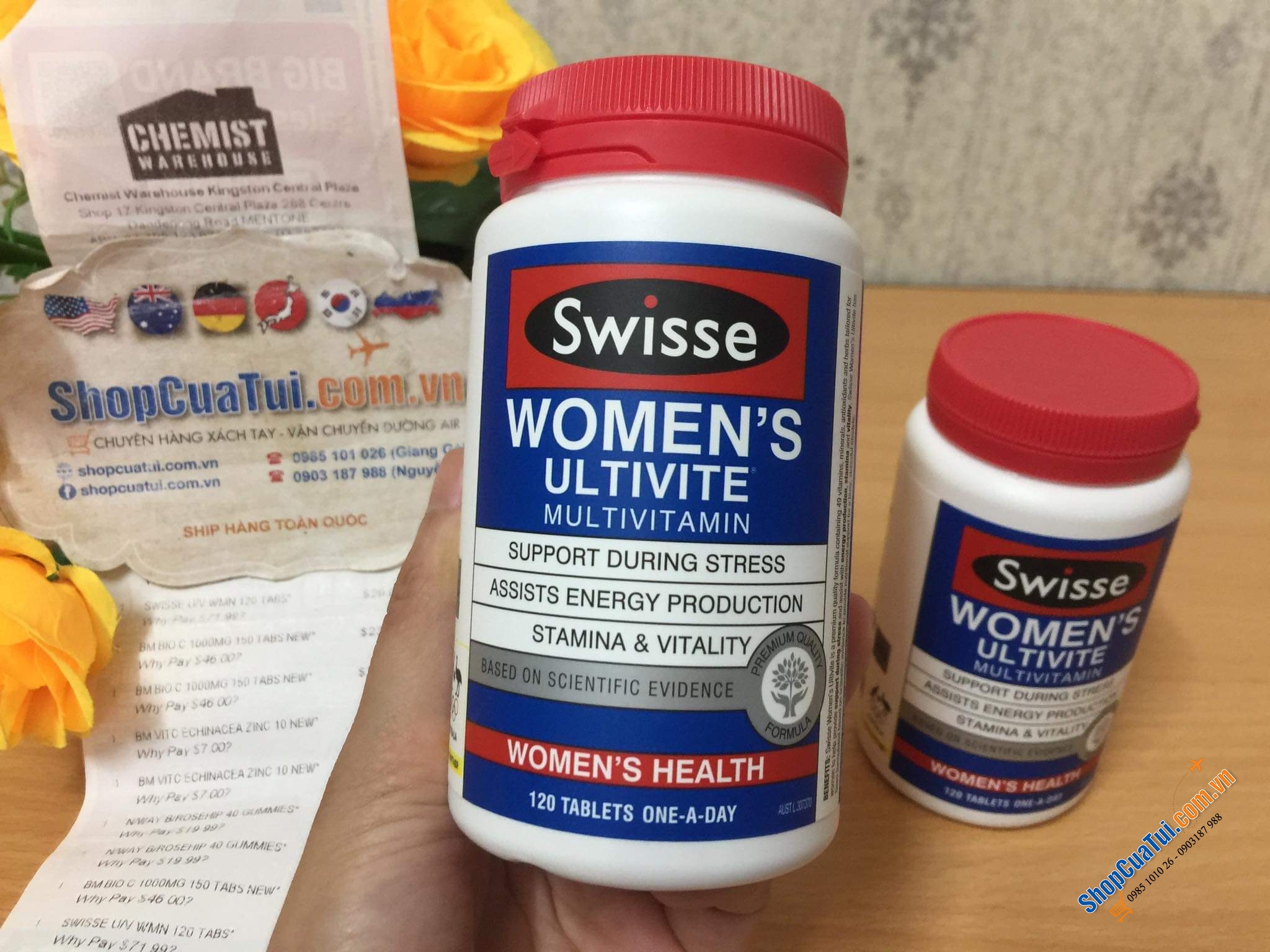 Vitamin tổng hợp cho nữ Swisse Women Ultivite Multivitamin 120 Tablets