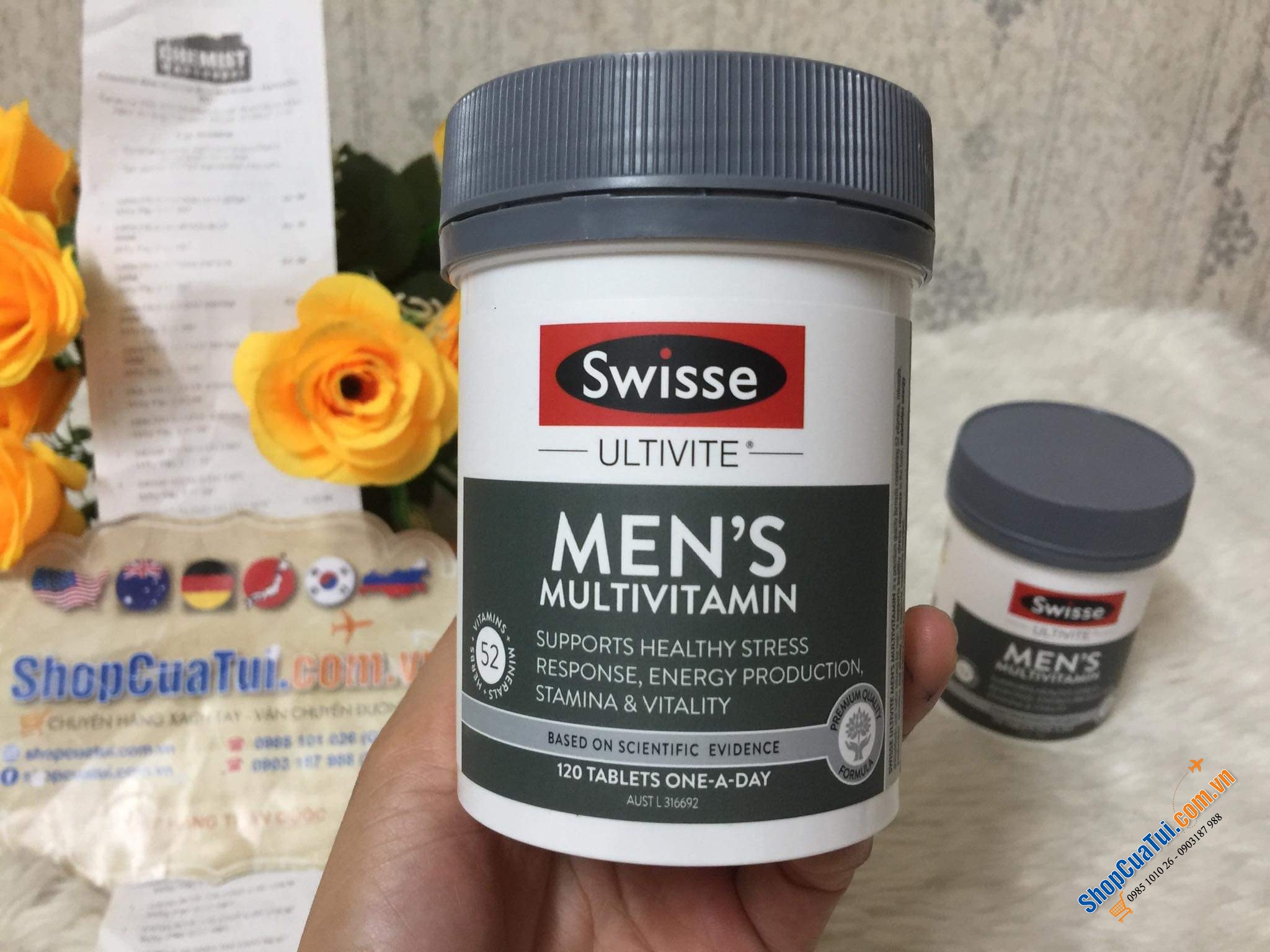 Vitamin tổng hợp cho nam giới Swisse Men Ultivite Multivitamin 120 Tablets