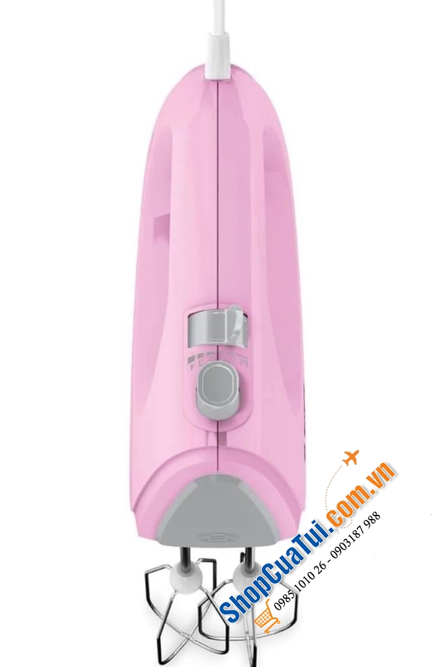 Máy đánh trứng Bosch MFQ2210 màu hồng kitty đáng yêu.