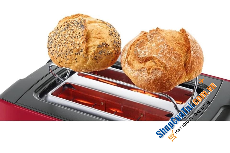MÁY NƯỚNG BÁNH MỲ BOSCH COMFORTLINE MÀU ĐỎ SIÊU ĐẸP.