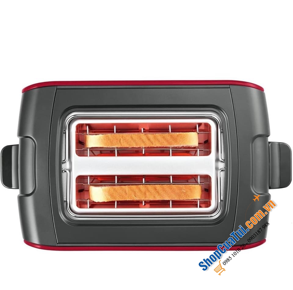 MÁY NƯỚNG BÁNH MỲ BOSCH COMFORTLINE MÀU ĐỎ SIÊU ĐẸP.