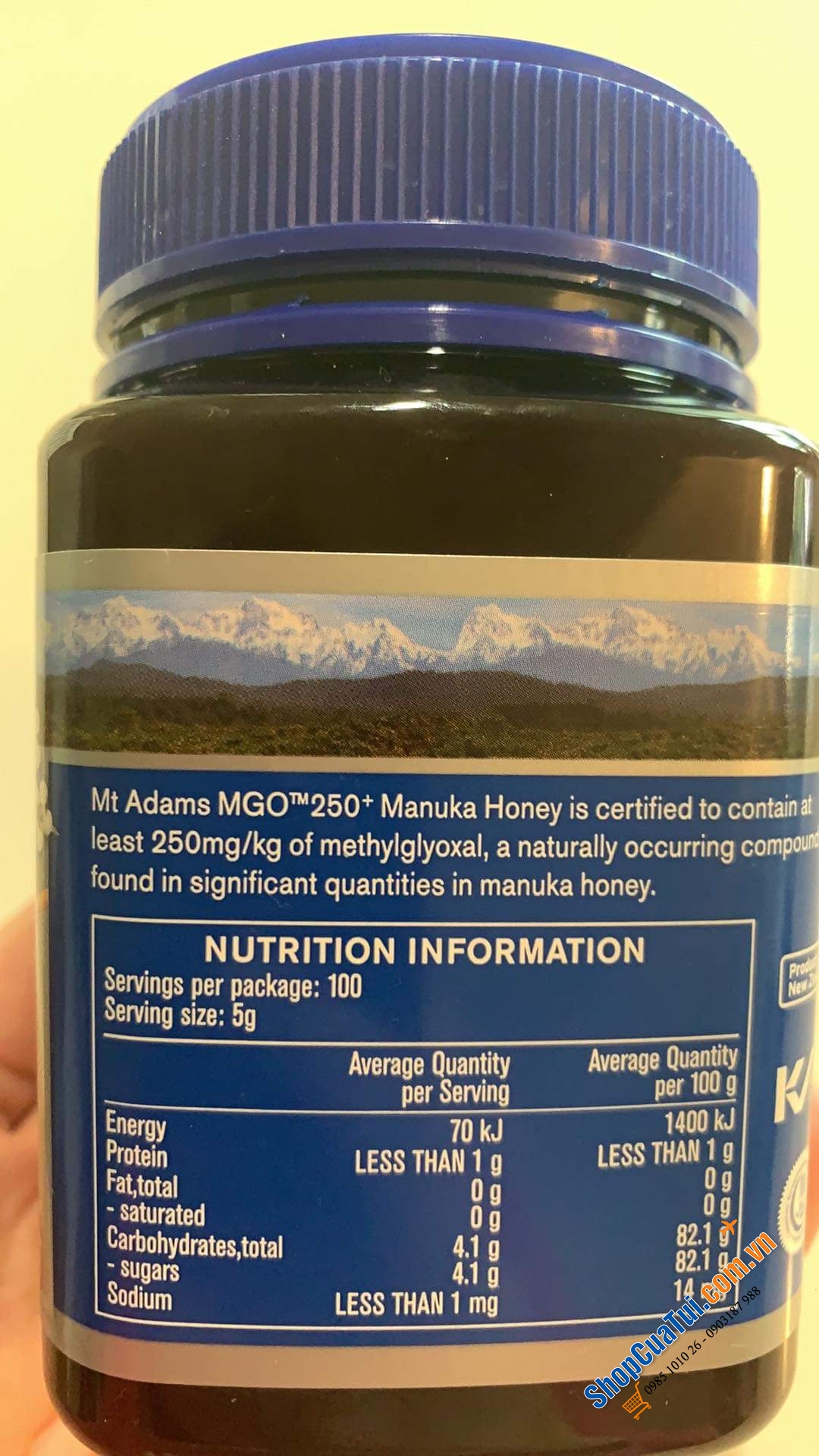 Mật ong Manuka Health New Zealand Manuka Honey MGO 250+ 500g – Thần dược kháng khuẩn