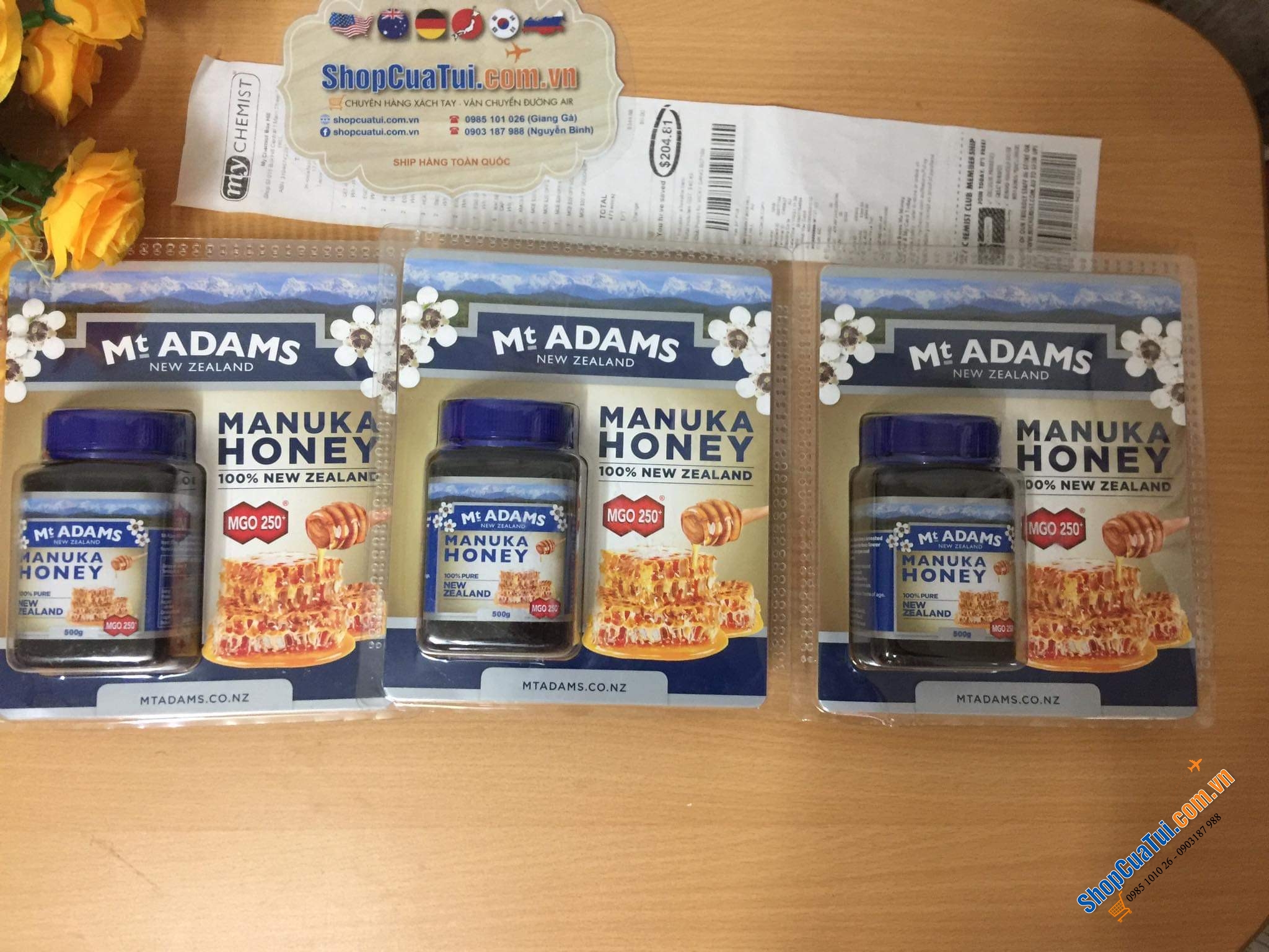 Mật ong Manuka Health New Zealand Manuka Honey MGO 250+ 500g – Thần dược kháng khuẩn