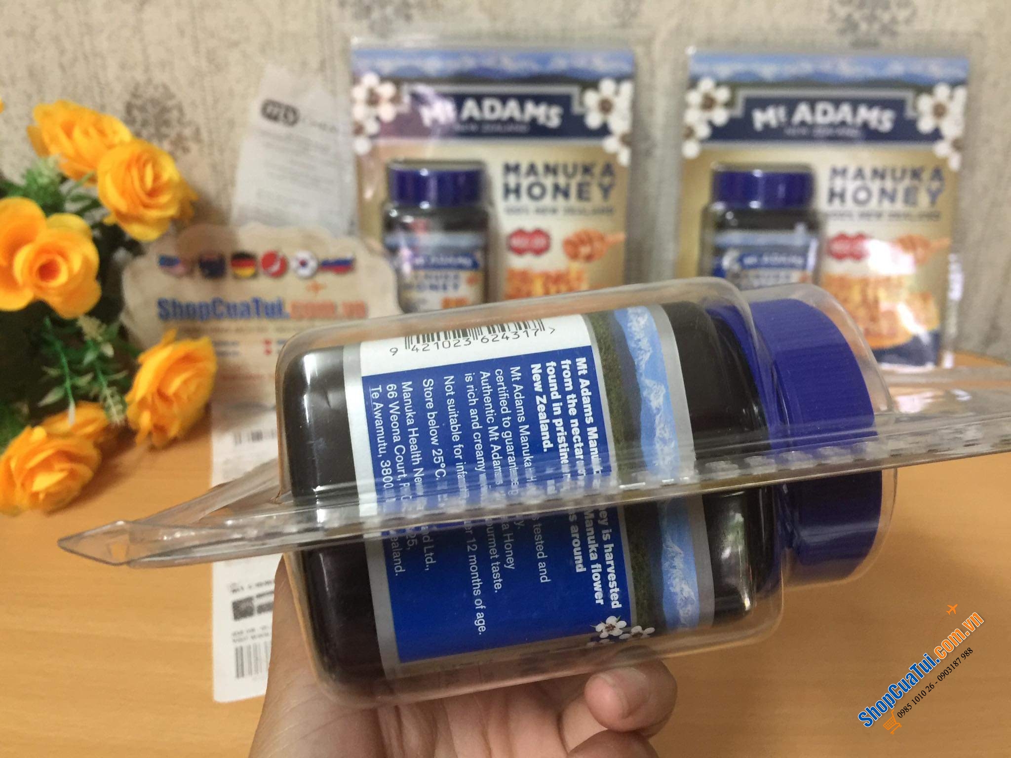 Mật ong Manuka Health New Zealand Manuka Honey MGO 250+ 500g – Thần dược kháng khuẩn