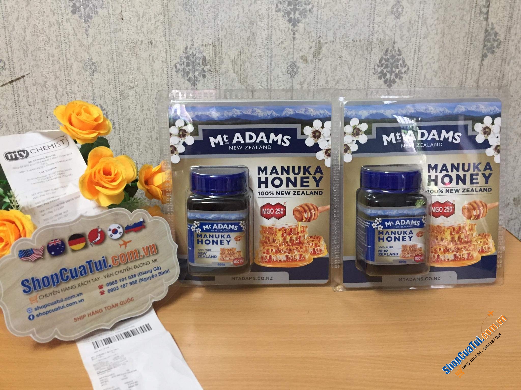 Mật ong Manuka Health New Zealand Manuka Honey MGO 250+ 500g – Thần dược kháng khuẩn
