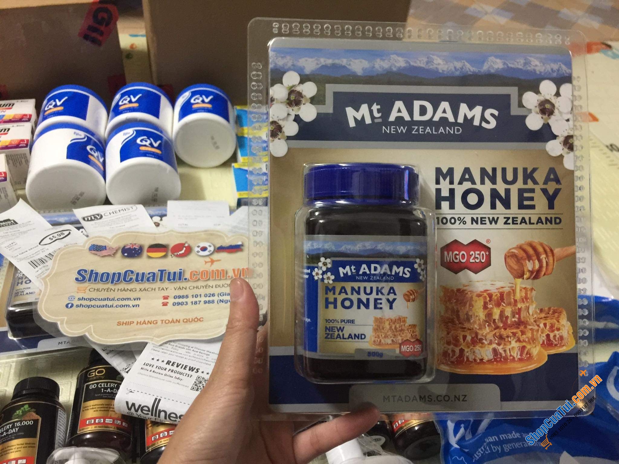 Mật ong Manuka Health New Zealand Manuka Honey MGO 250+ 500g – Thần dược kháng khuẩn