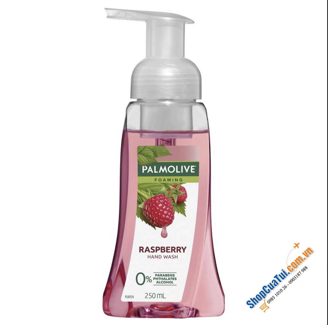 Nước rửa tay Palmolive tạo bọt hương Dâu rừng loại bỏ vi trùng - Palmolive Foaming Nourishing Hand Wash Raspberry Pump 250mL