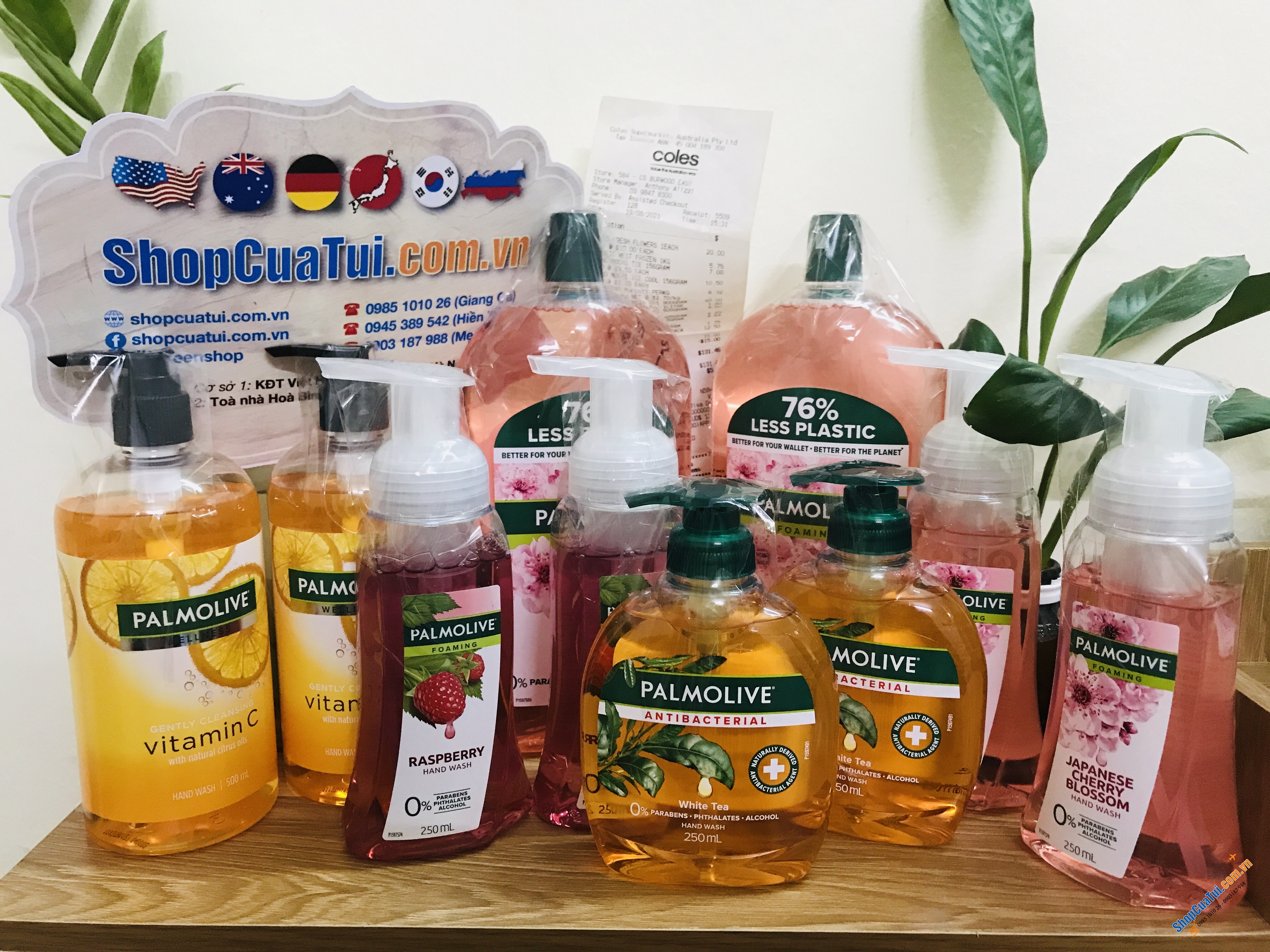 Nước rửa tay Palmolive tạo bọt hương Dâu rừng loại bỏ vi trùng - Palmolive Foaming Nourishing Hand Wash Raspberry Pump 250mL