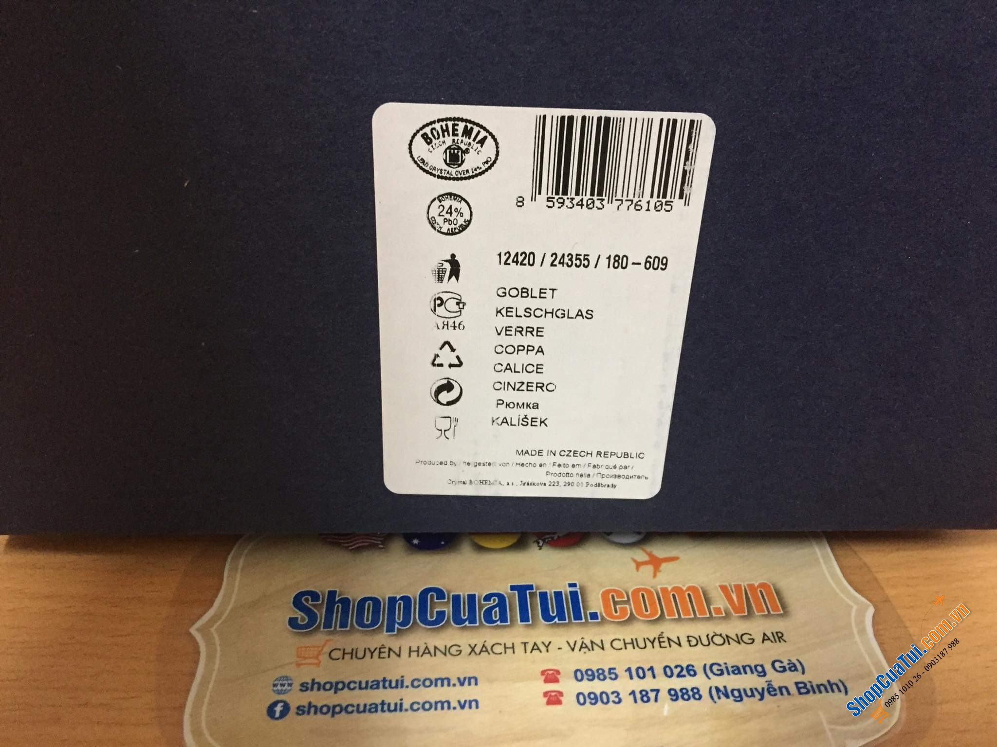 Set 6 ly pha lê sâm panh Bohemia Vibes 180ml - cho những bữa tiệc chào đón năm mới, tiệc liên hoan chúc mừng khởi đầu hoàn hảo. Sản xuất tại Séc