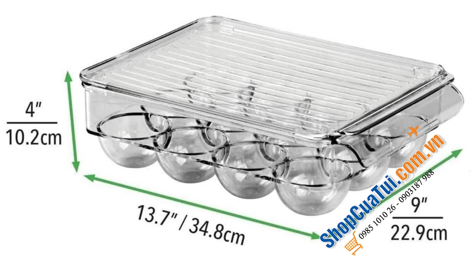 KHAY TRỨNG 12 QUẢ MDESIGN.