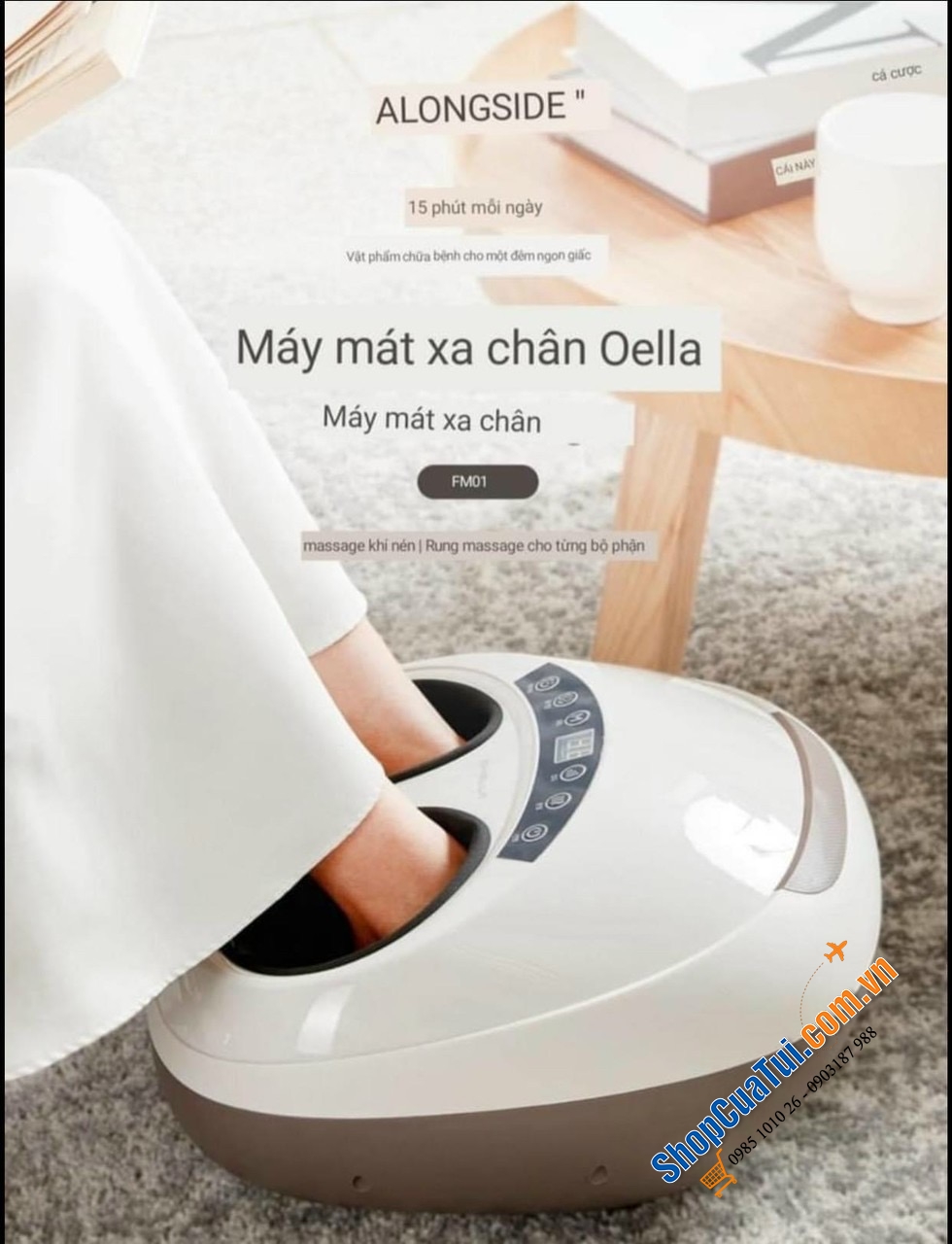 Máy mát xa chân Ohella (FM01) giúp giảm mệt mỏi hàng ngày