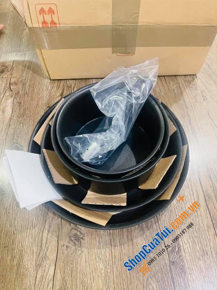 Set 2 nồi + 2 chảo, chung 1 tay cầm rời Tefal Ingenio - made in France