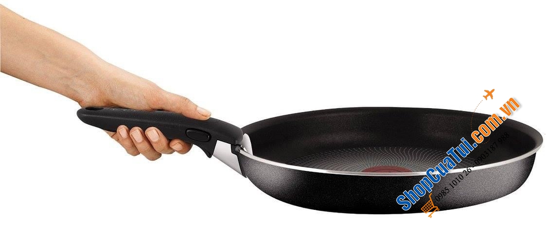 Set 2 nồi + 2 chảo, chung 1 tay cầm rời Tefal Ingenio - made in France