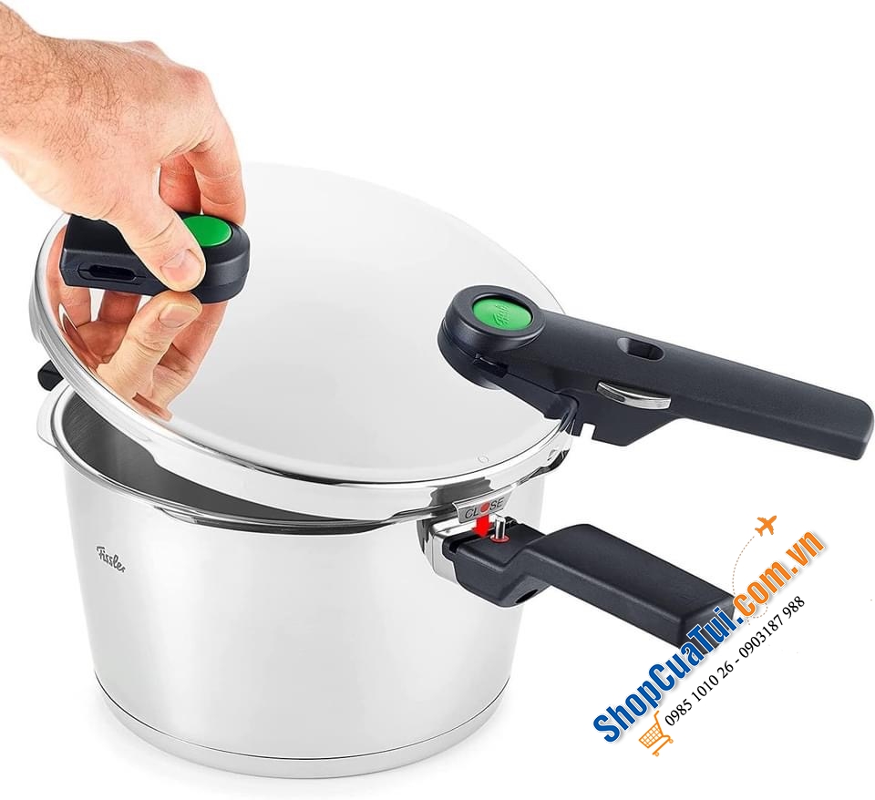 NỒI ÁP SUẤT FISSLER VITAQUICK GREEN 4.5L TẶNG KÈM XỬNG HẤP
