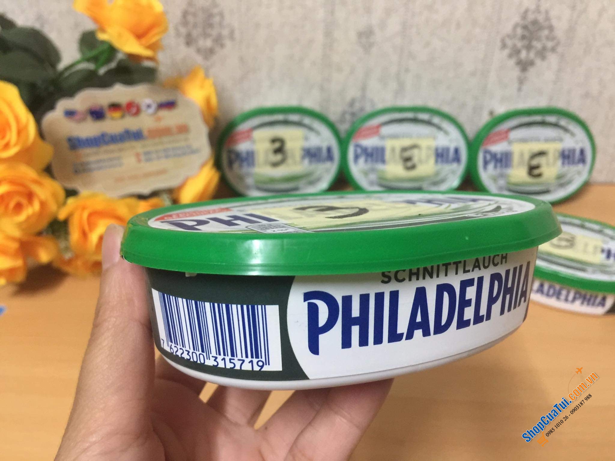 Phô mai tươi Philadelphia 175g của Đức