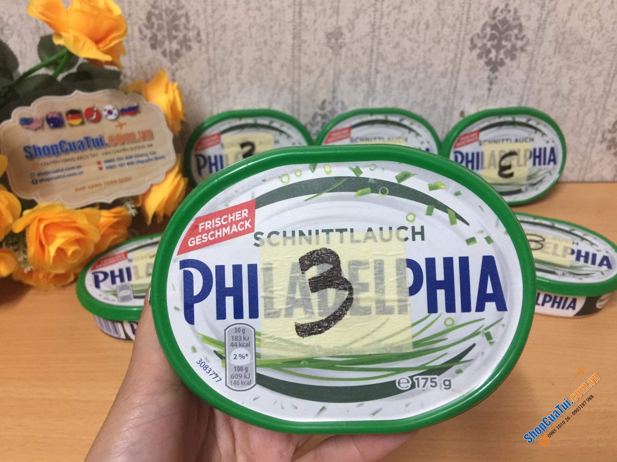 Phô mai tươi Philadelphia 175g của Đức