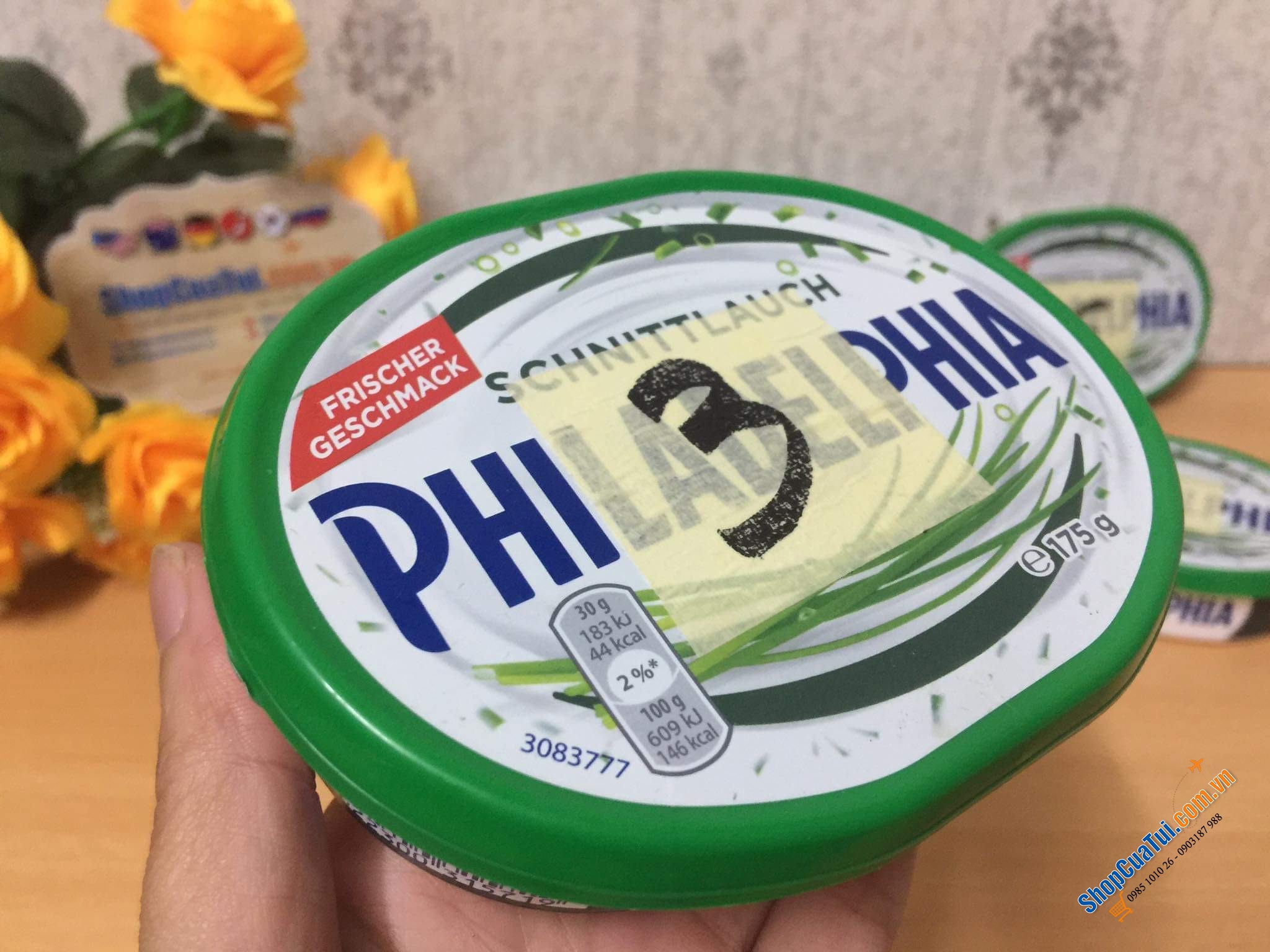 Phô mai tươi Philadelphia 175g của Đức