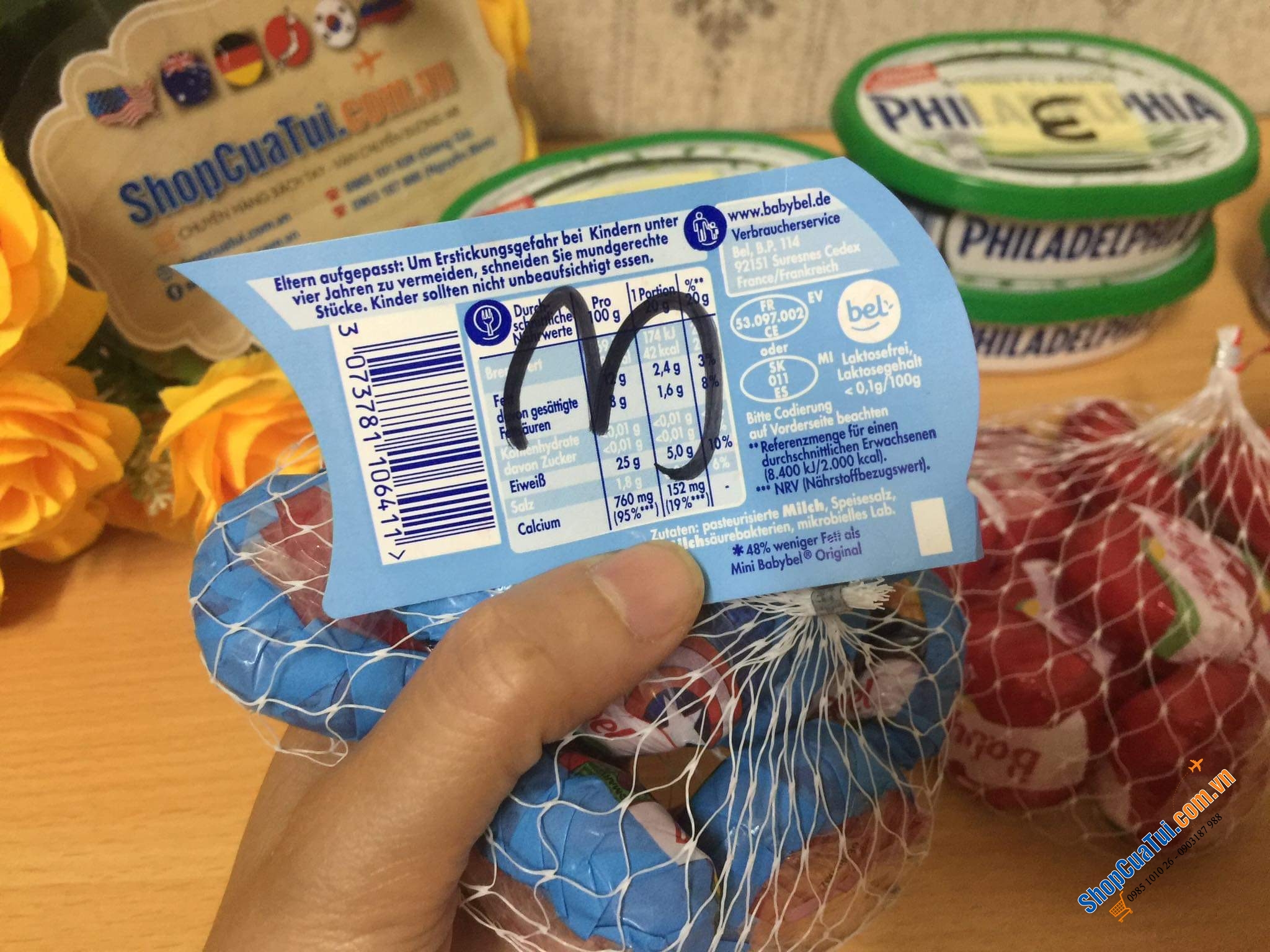 Pho mai viên Babybel túi 9 viên