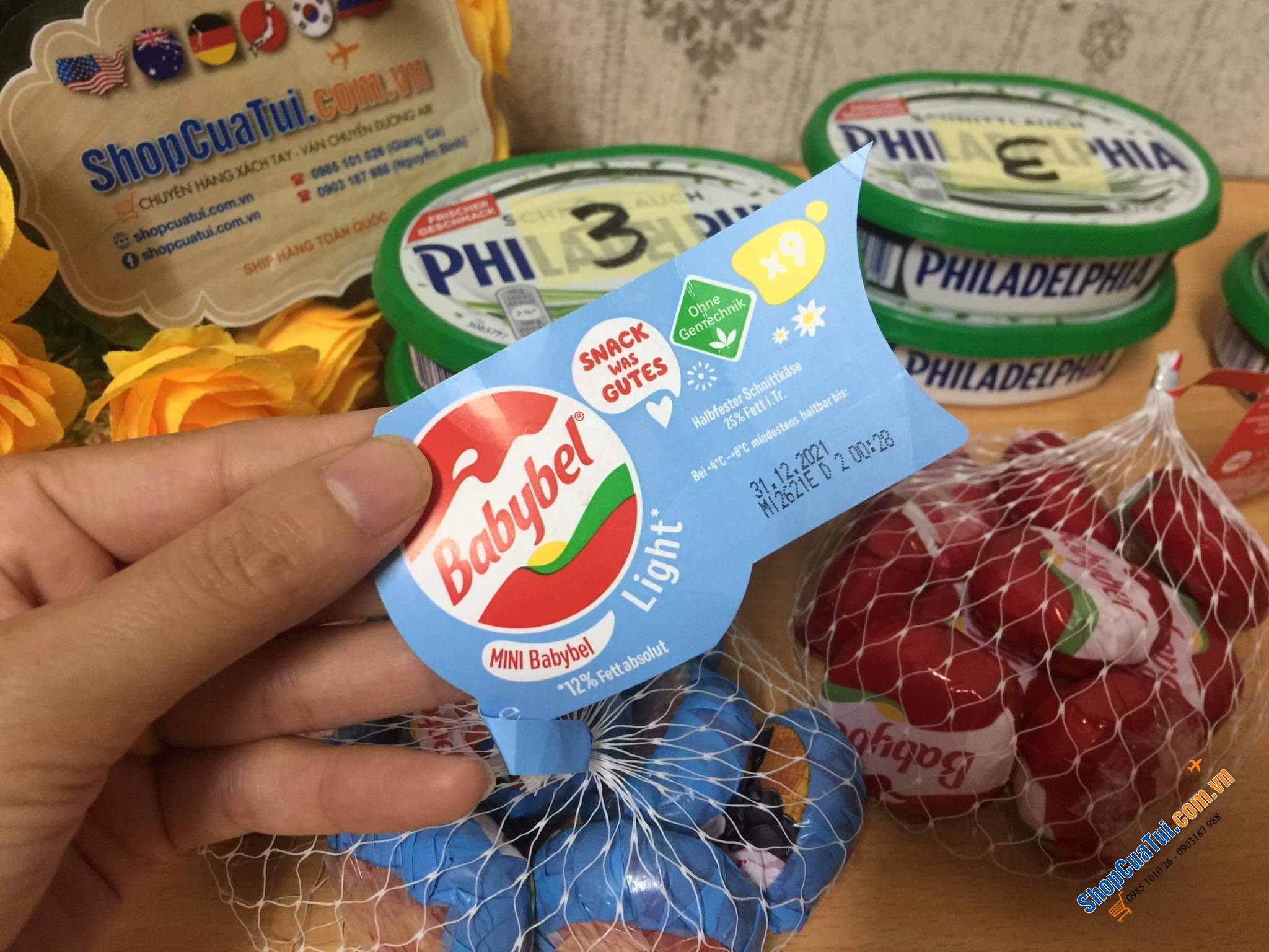 Pho mai viên Babybel túi 9 viên