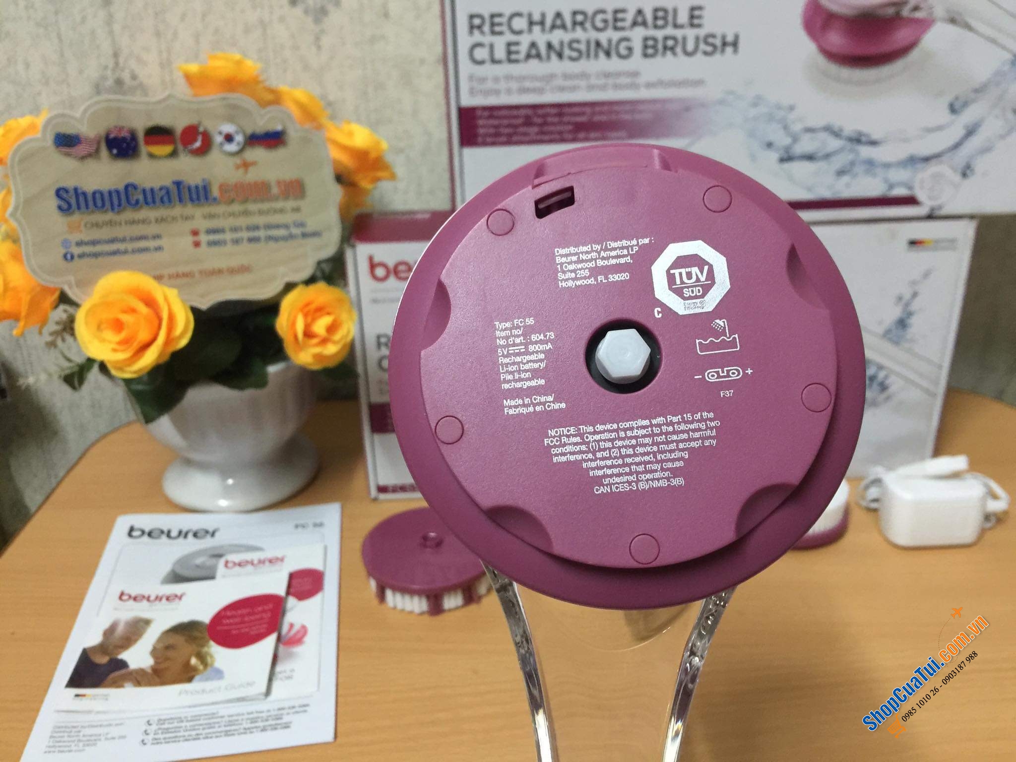 CÂY TẮM BEURER FC55 đánh bay mụn, sần sùi, khô ráp, viêm lỗ chân lông, tẩy da chết... trả lại làn da body mịn màng, trẻ trung nhé các tình yêu.