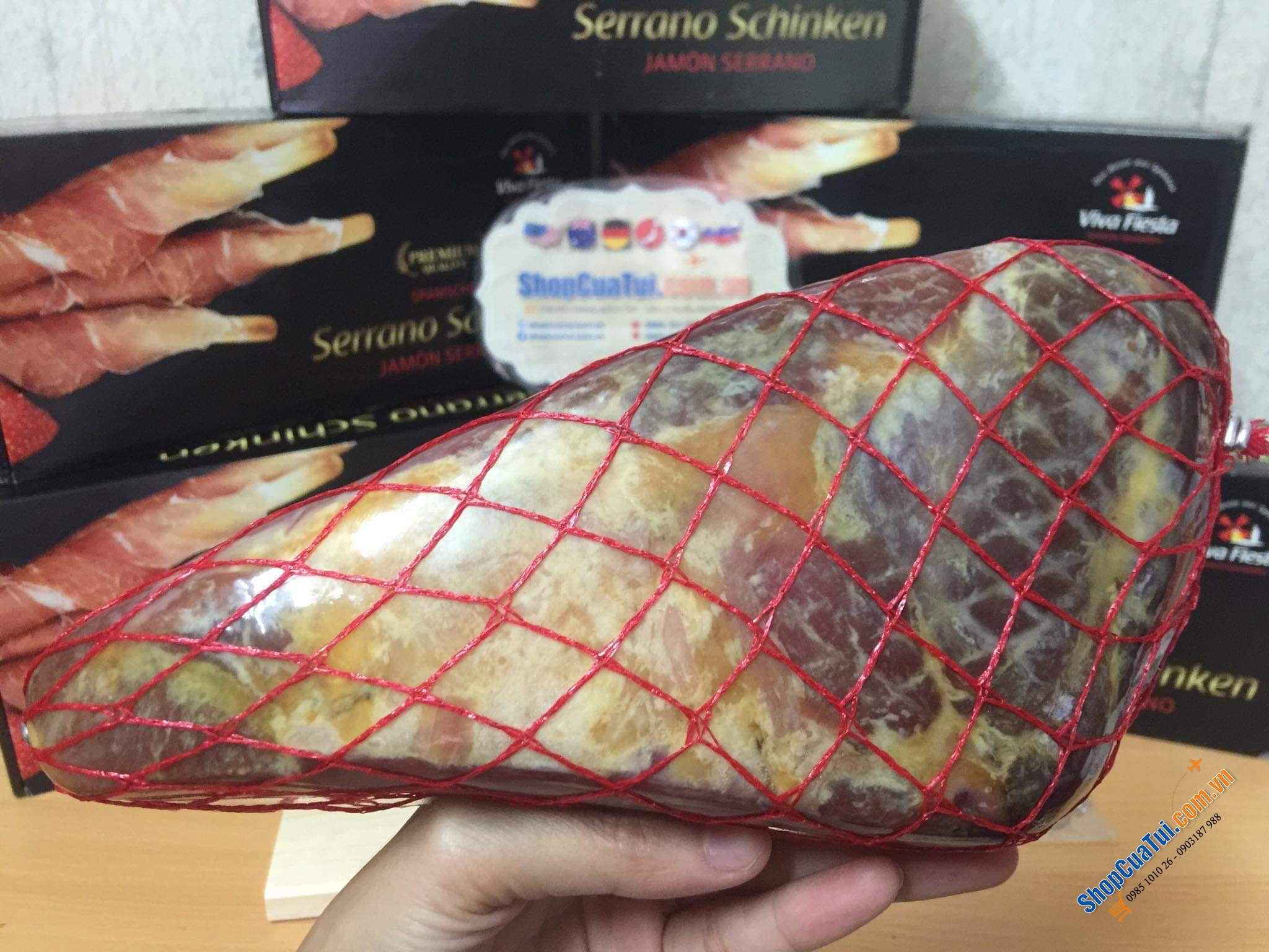 ĐÙI HEO ĐEN MUỐI SERRANO SCHINKEN 1 kg