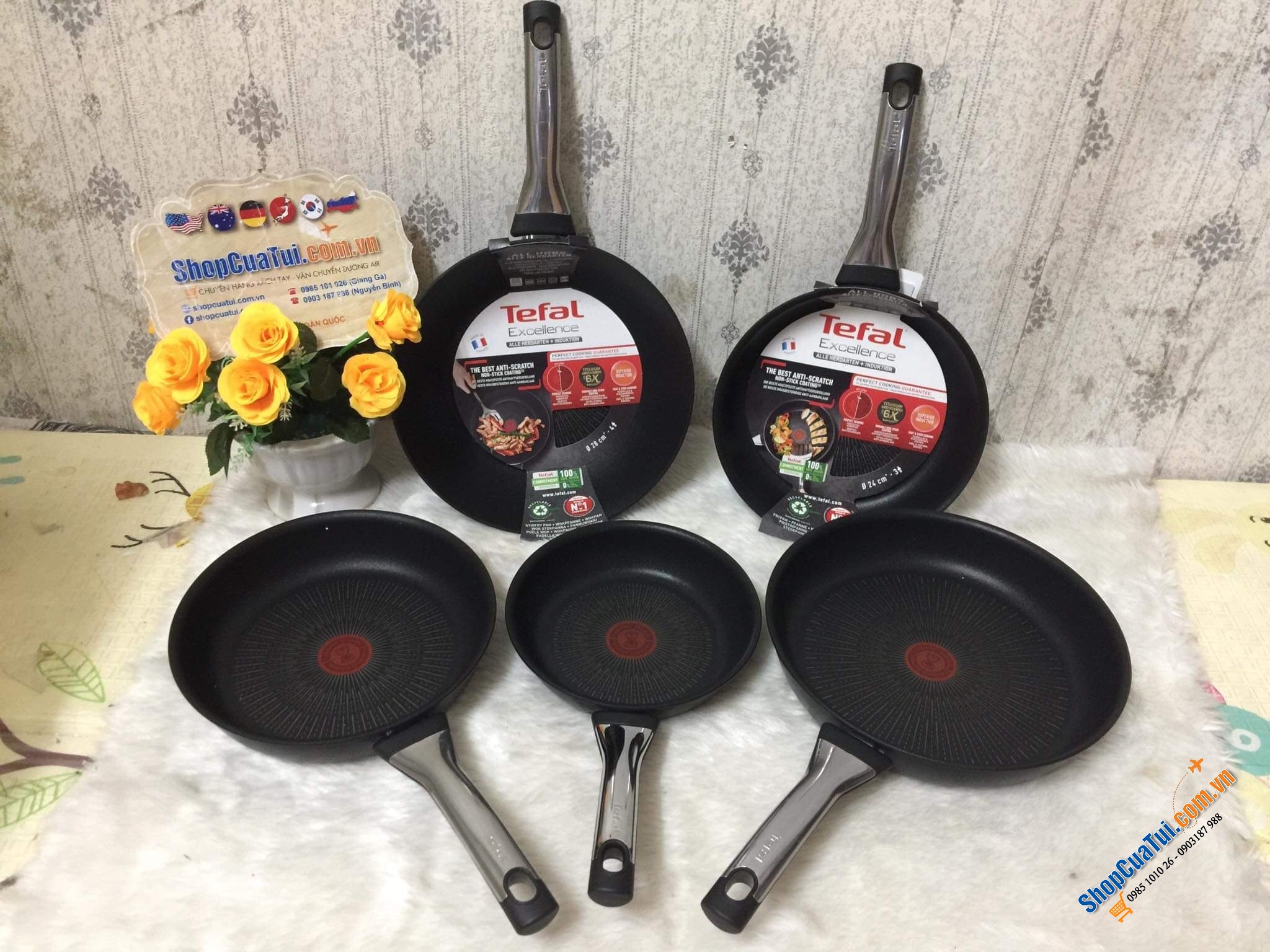 CHẢO TEFAL EXCELLENCE Chất lượng tuyệt hảo size 20cm