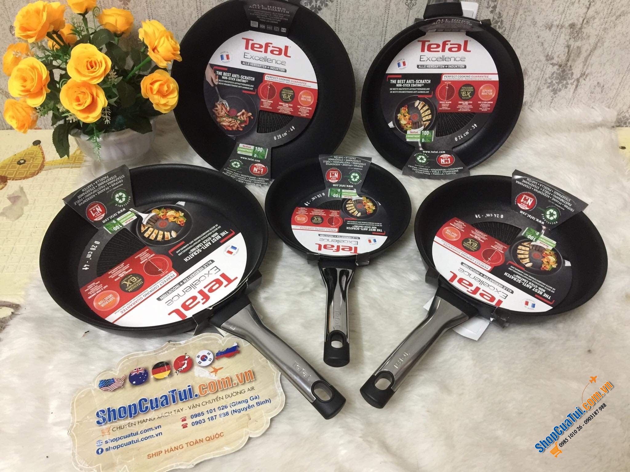 CHẢO TEFAL EXCELLENCE Chất lượng tuyệt hảo size 20cm