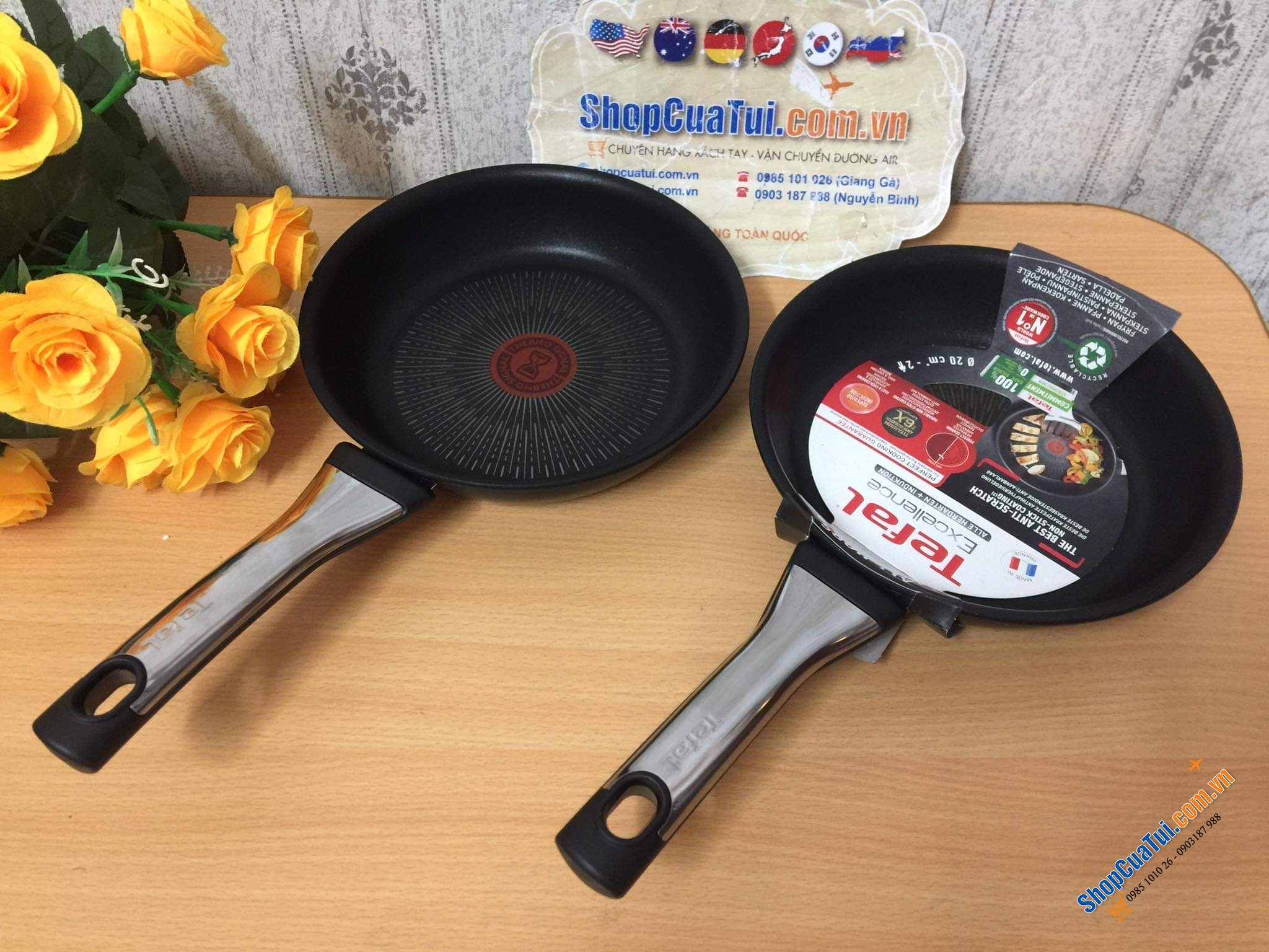 CHẢO TEFAL EXCELLENCE Chất lượng tuyệt hảo size 20cm