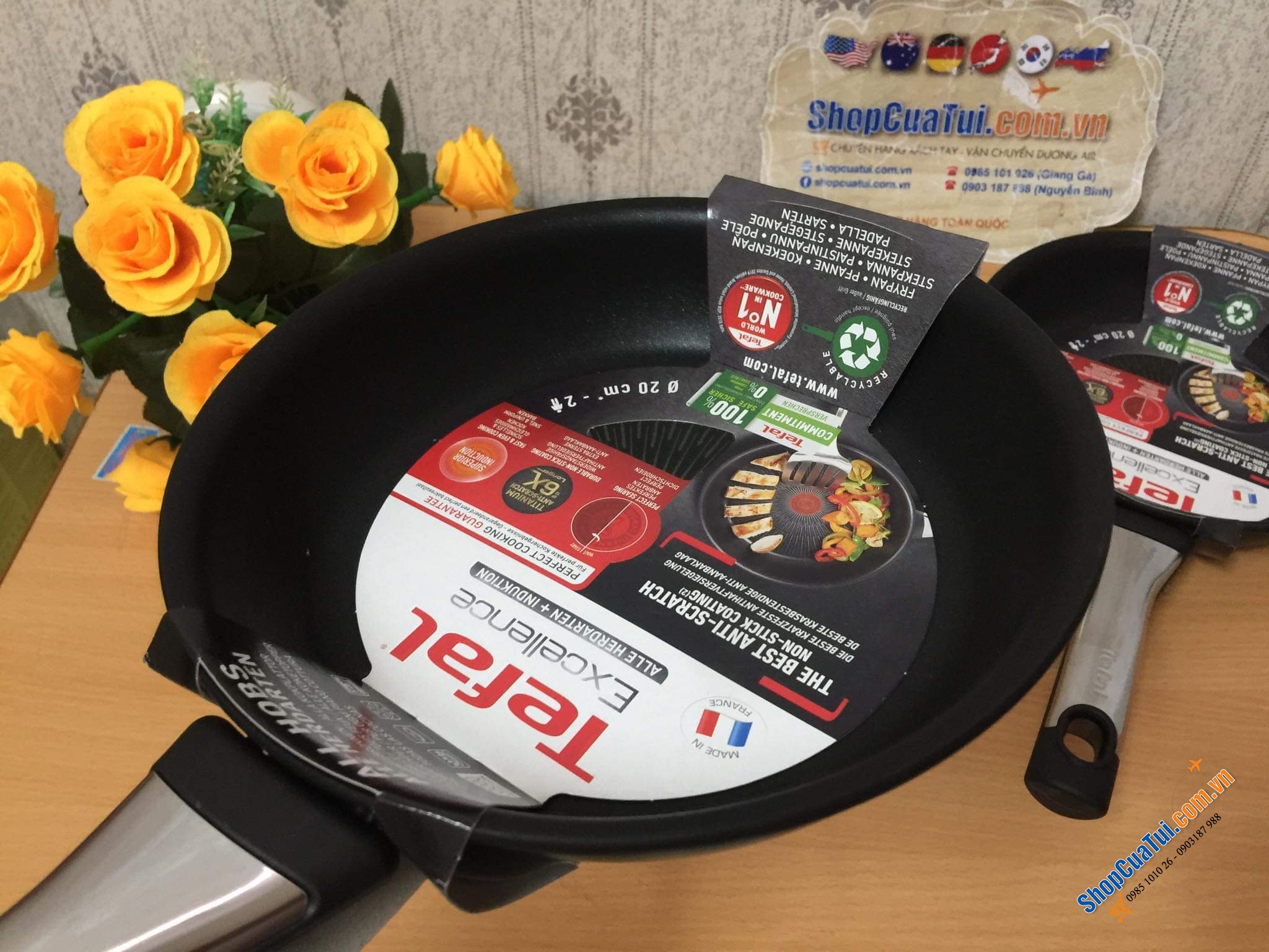 CHẢO TEFAL EXCELLENCE Chất lượng tuyệt hảo size 20cm