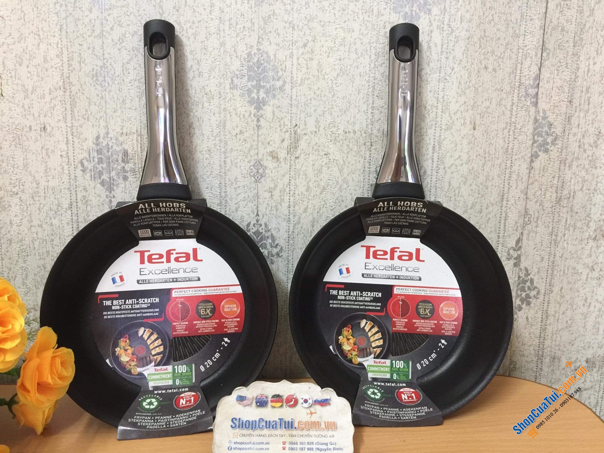 CHẢO TEFAL EXCELLENCE Chất lượng tuyệt hảo size 20cm