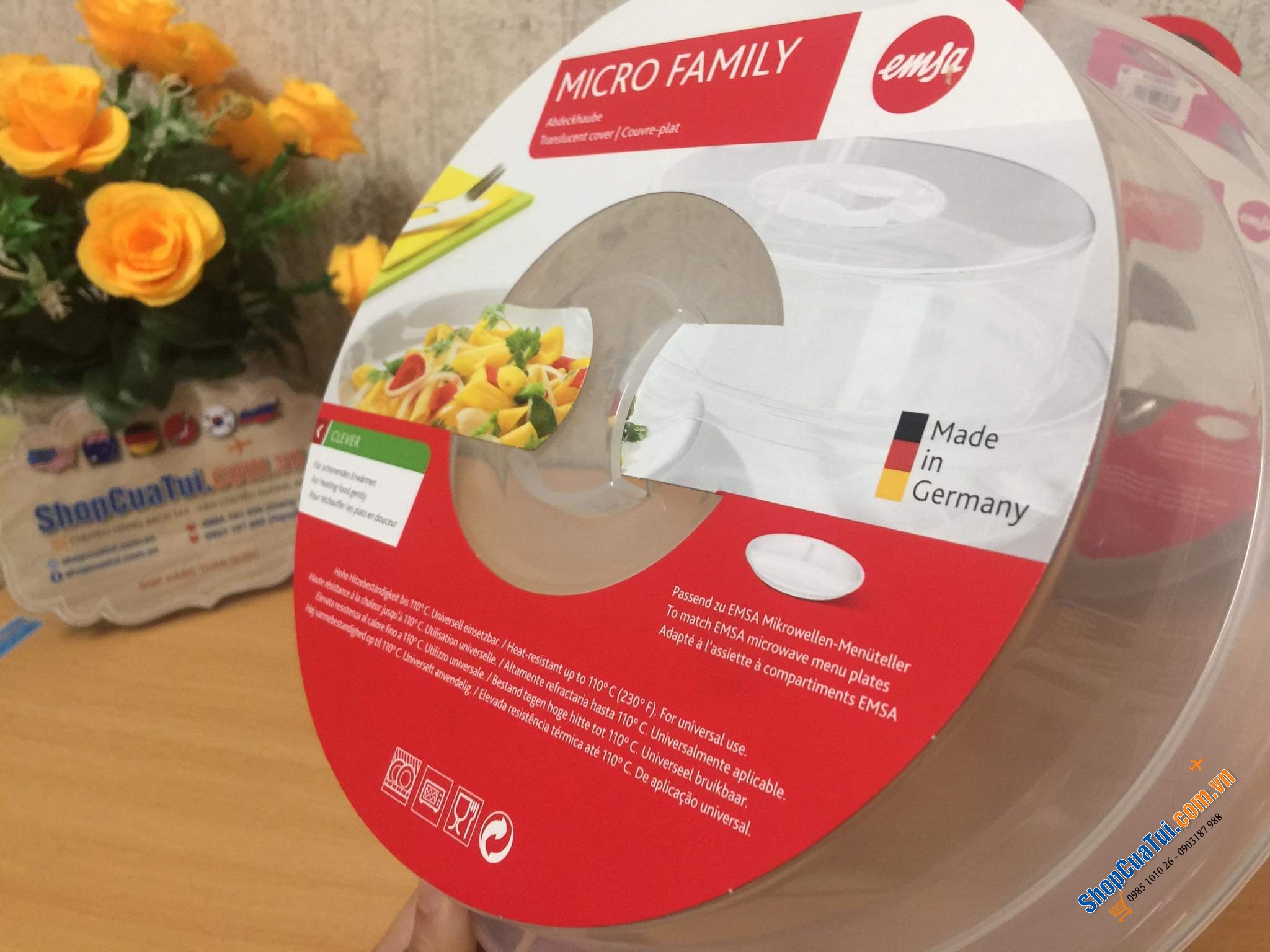 ÚP LÒ VI SÓNG EMSA FAMILY - MADE IN GERMANY.