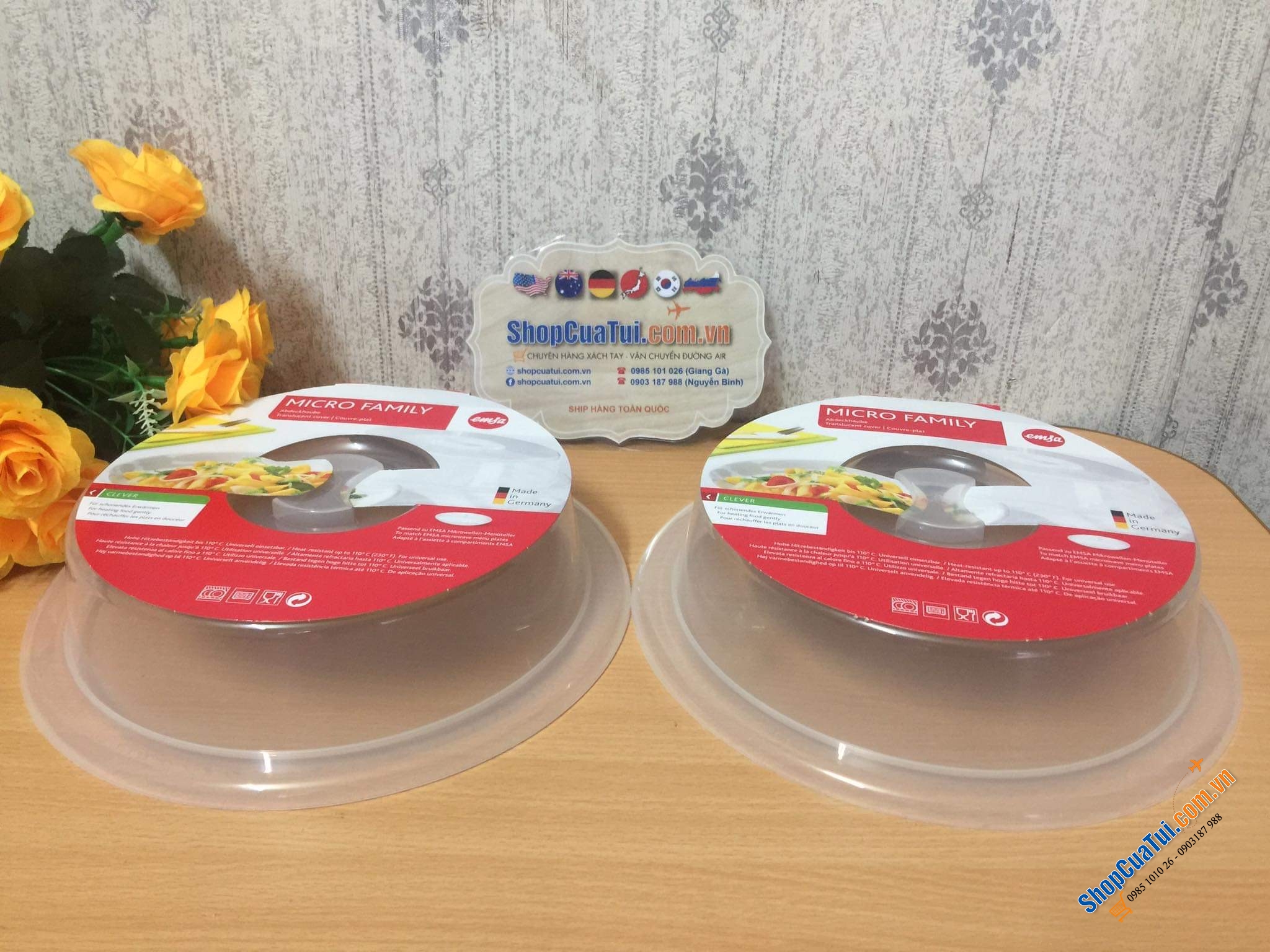 ÚP LÒ VI SÓNG EMSA FAMILY - MADE IN GERMANY.