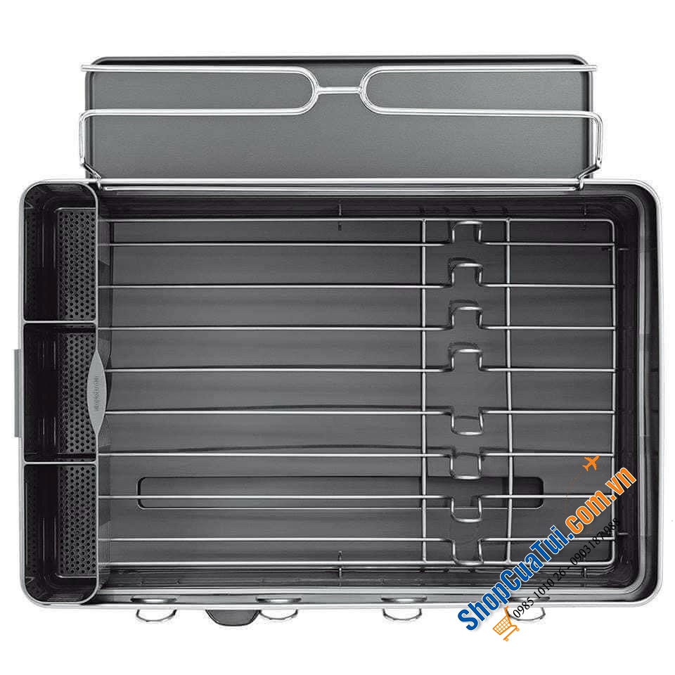 Giá úp bát inox Simplehuman Size 55x 51 x36 cm