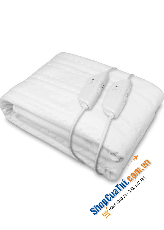 ĐỆM ĐIỆN MEDISAN HU676- SIZE TO 2 NGƯỜI, Kích thước: xấp xỉ 150 × 160 cm