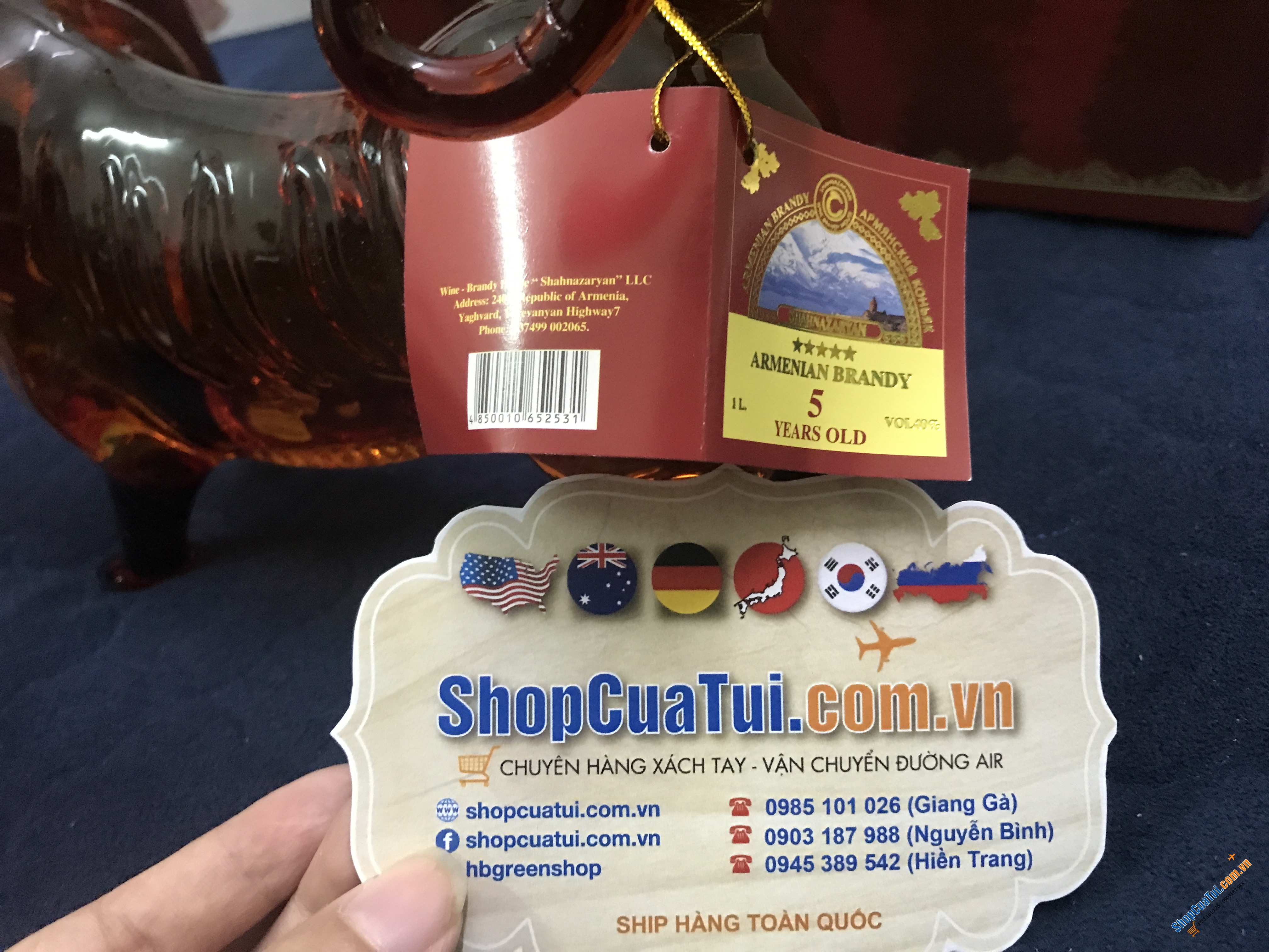 RƯỢU PHONG THUỶ RƯỢU HÌNH CON HỔ CHAI THỦY TINH DUNG TÍCH 1 LÍT CỦA NGA- MÒN QUÀ TẾT Ý NGHĨA - HỘP GIẤY