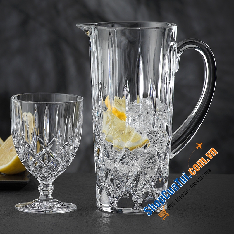 Bộ bình kèm 4 ly pha lê Nachtmann Aspen summerdrinks.