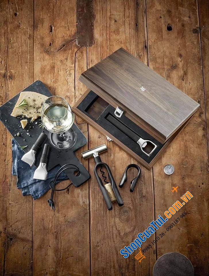 SET DỤNG CỤ MỞ RƯỢU WMF BARIC SOMMELIER SET 5 MÓN