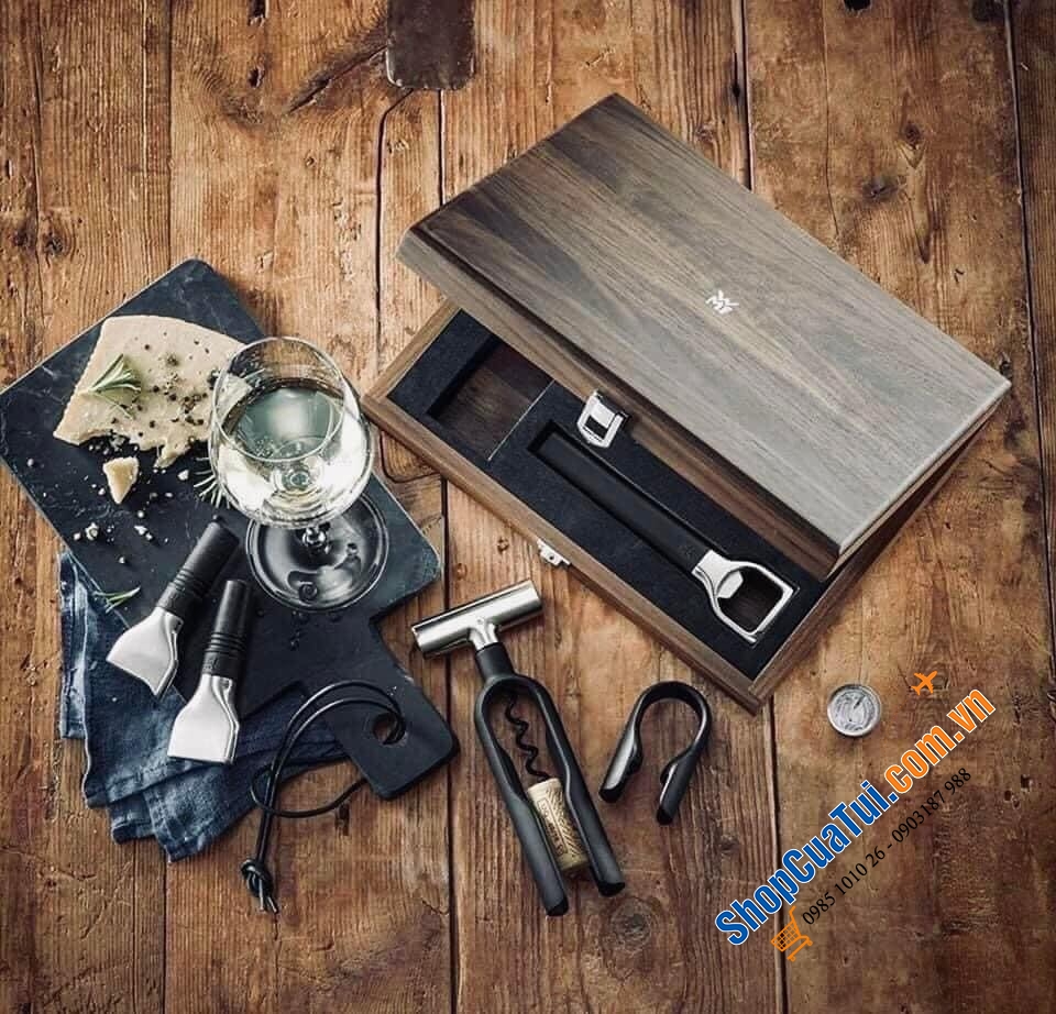 SET DỤNG CỤ MỞ RƯỢU WMF BARIC SOMMELIER SET 5 MÓN