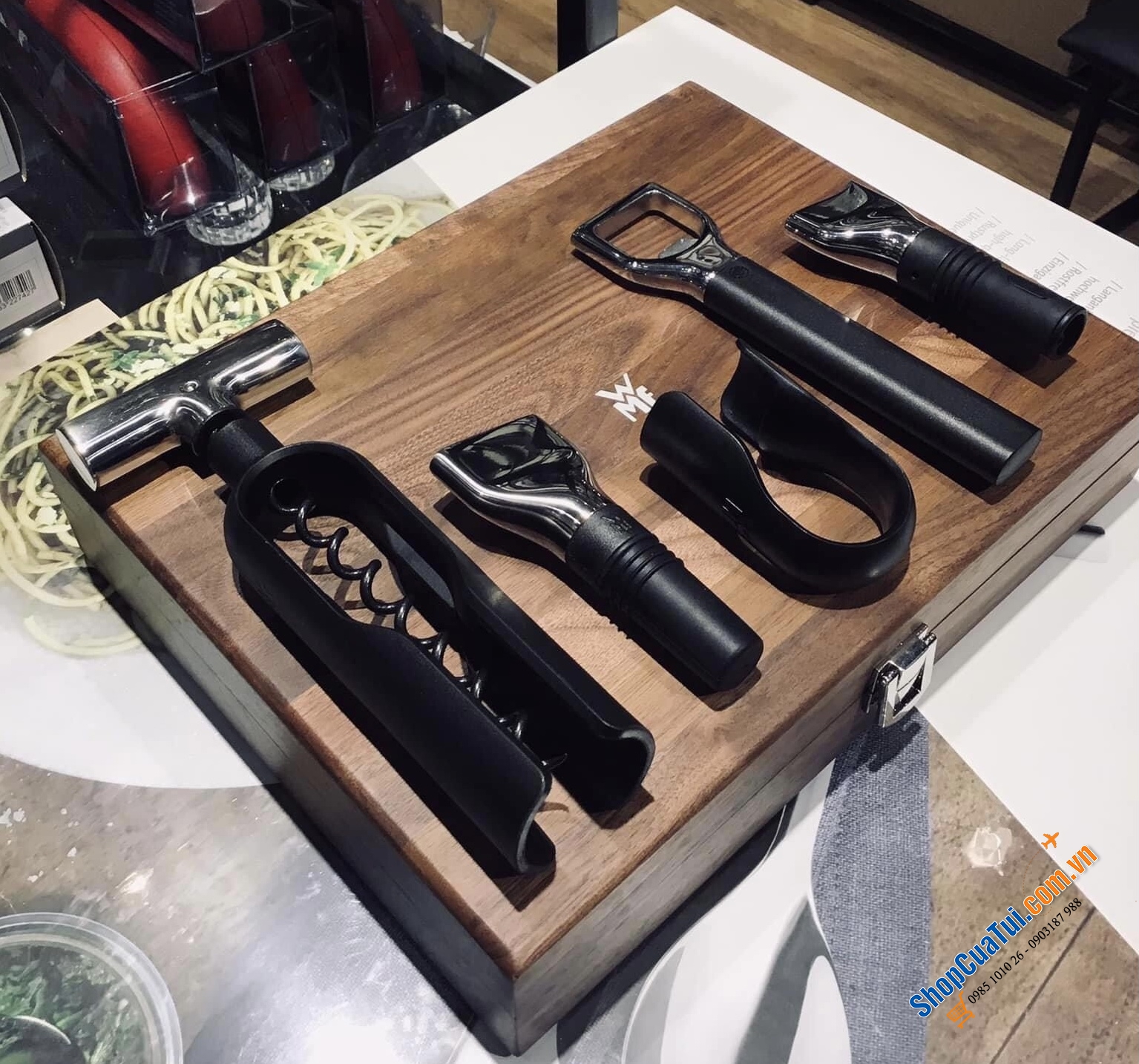 SET DỤNG CỤ MỞ RƯỢU WMF BARIC SOMMELIER SET 5 MÓN