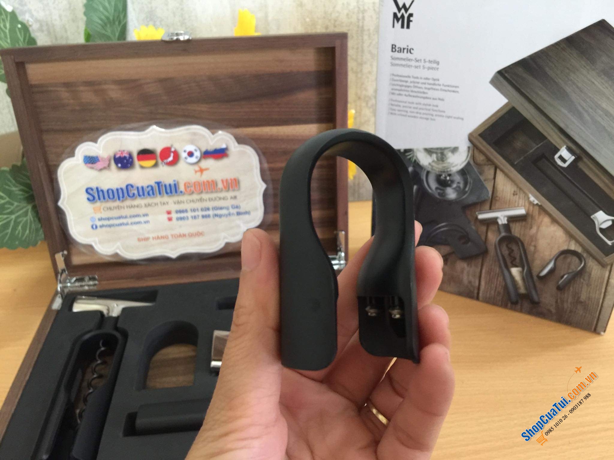 SET DỤNG CỤ MỞ RƯỢU WMF BARIC SOMMELIER SET 5 MÓN