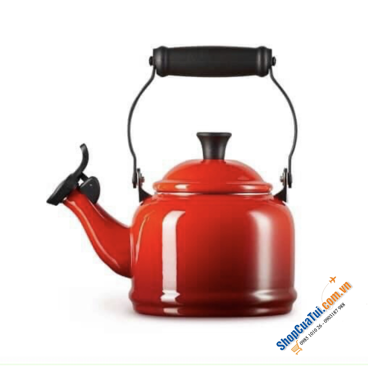 Ấm Đun Nước Le Creuset DEMI SHELL MÀU XANH 1,1 LÍT