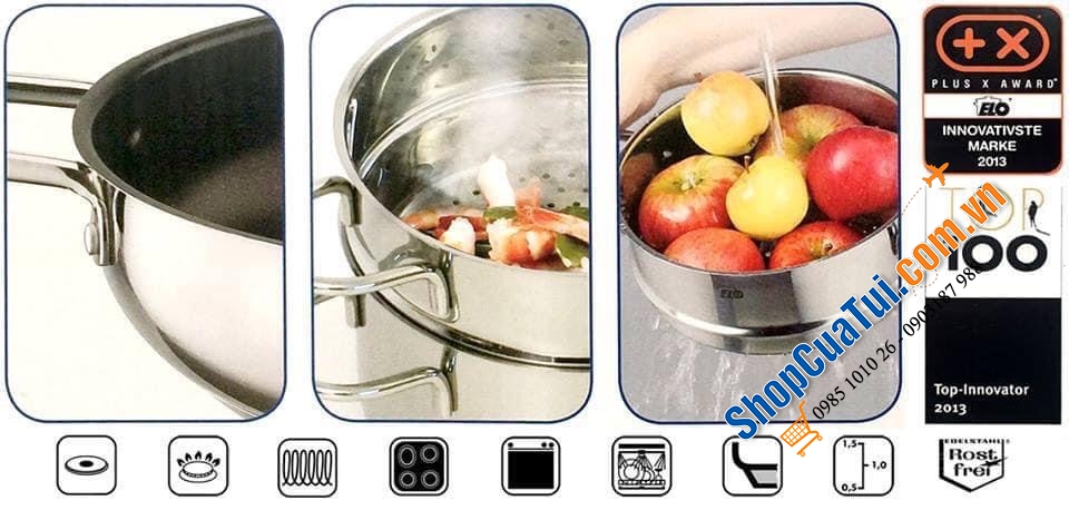 BỘ NỒI SILIT TOSKANA 10 phiên bản có vung chắn mỡ xịn sò, góc chụp nào cũng đẹp nổi bật
