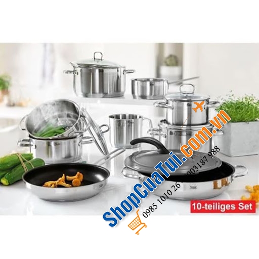 BỘ NỒI SILIT TOSKANA 10 phiên bản có vung chắn mỡ xịn sò, góc chụp nào cũng đẹp nổi bật
