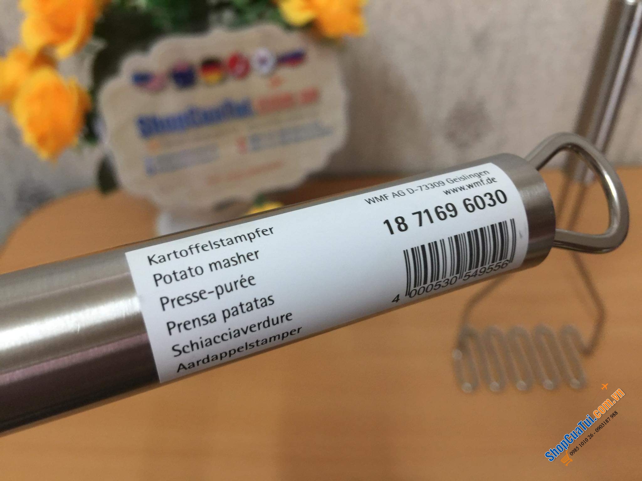 Dụng cụ nghiền thô / mịn Khoai Tây INOX WMF.