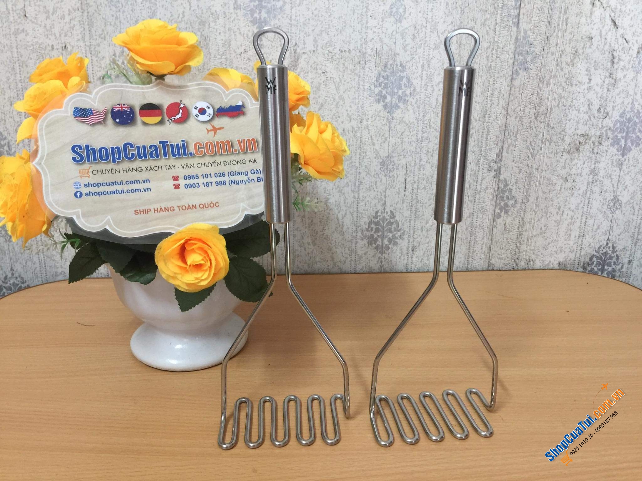 Dụng cụ nghiền thô / mịn Khoai Tây INOX WMF.