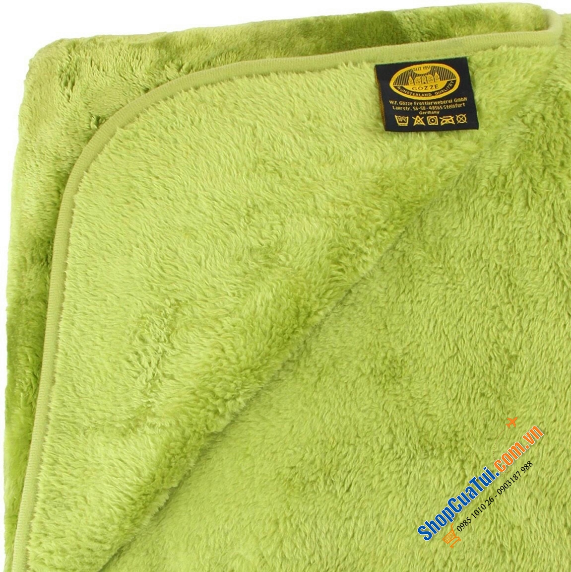 Chăn lông cừu Gözze Premium Cashmere Đức size đại XXXL: 220 x 240 cm thoải mái đắp cho cả nhà, loại dầy nặng 3,3kg