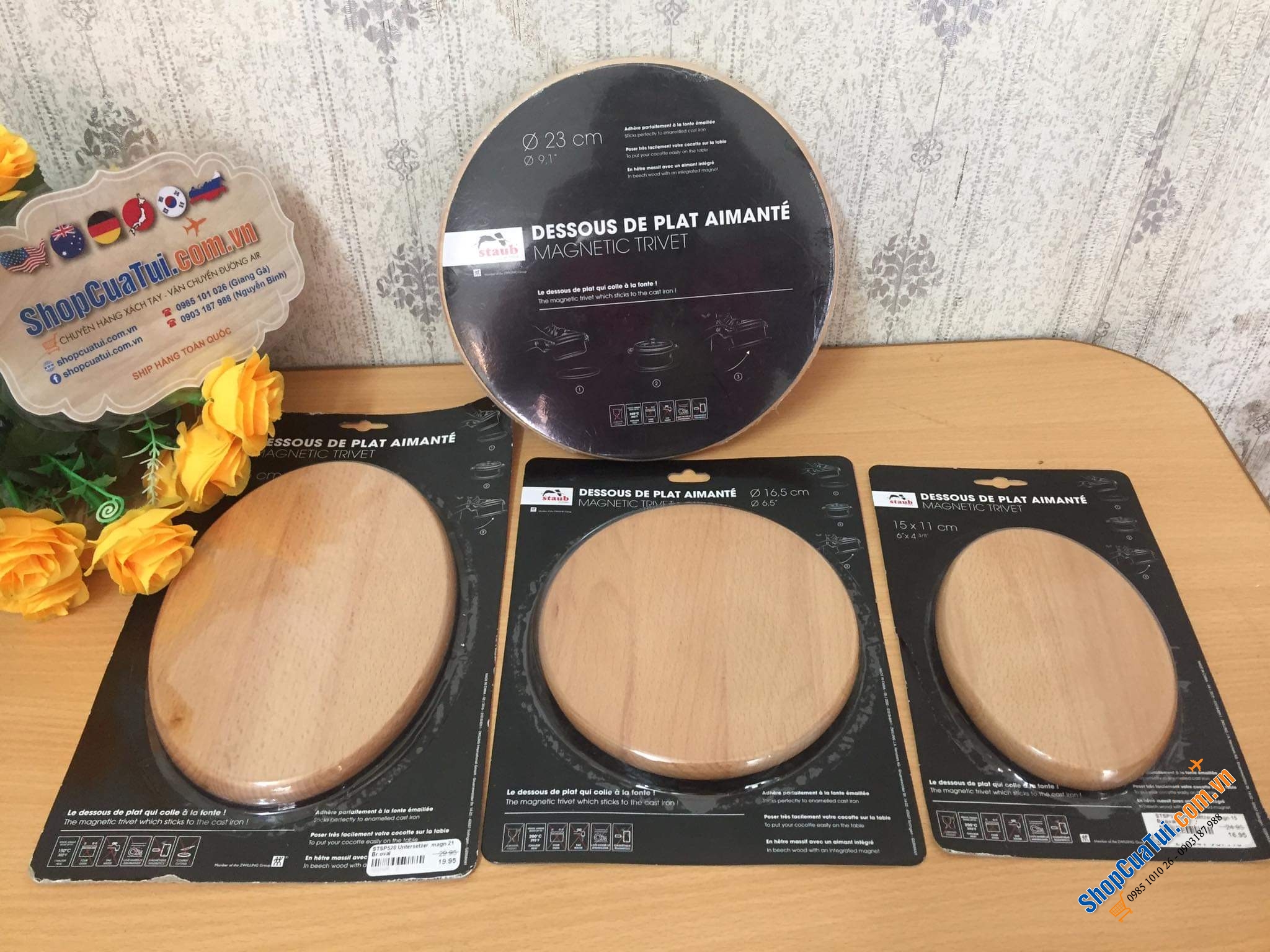 TẤM LÓT NỒI TÍCH HỢP NAM CHÂM STAUB