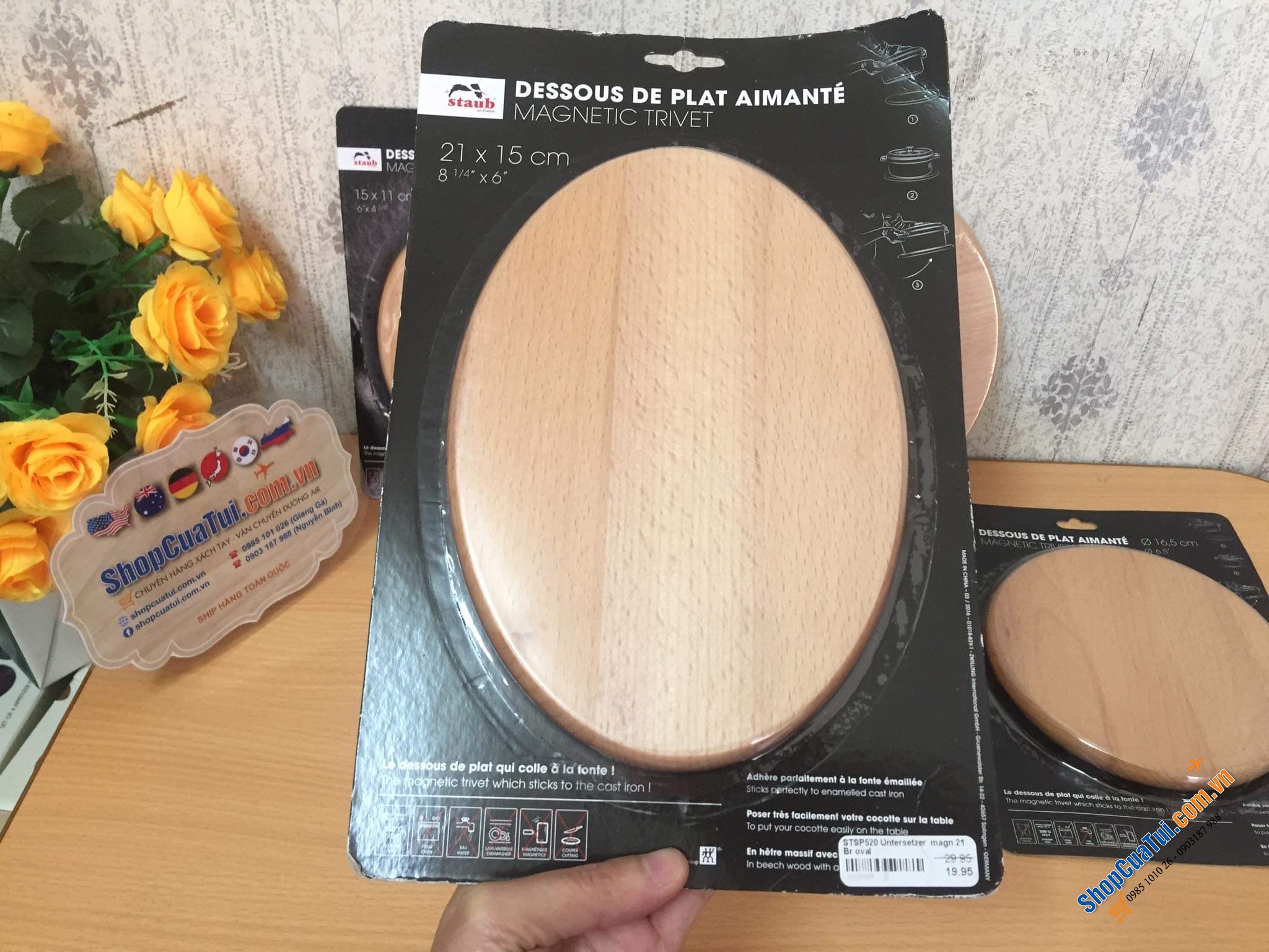 TẤM LÓT NỒI TÍCH HỢP NAM CHÂM STAUB